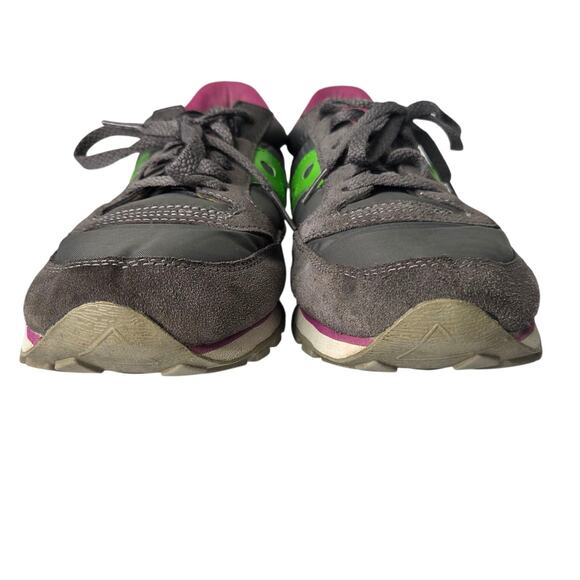Saucony Womens Jazz Low Pro Sneakers Shoe Gray Pink SZ 11 1866-146 Running - Picture 7 of 13